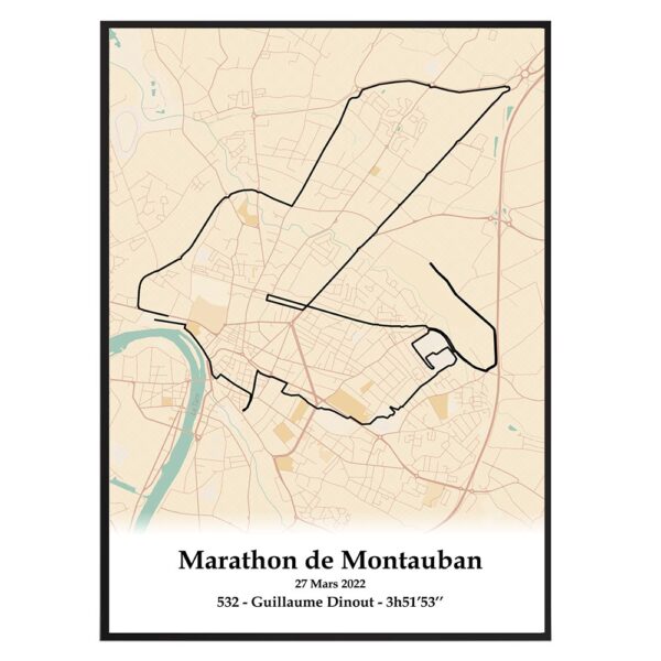 Marathon de Montauban Basic Noir