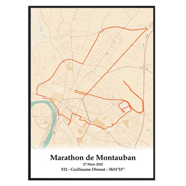 Marathon de Montauban Basic Orange