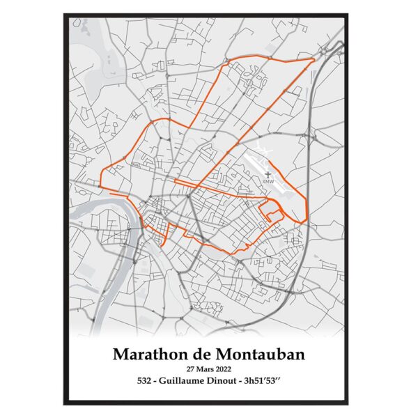 Marathon de Montauban Mono Orange