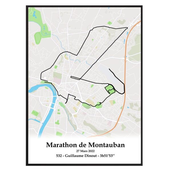 Marathon de Montauban Outdoort Noir
