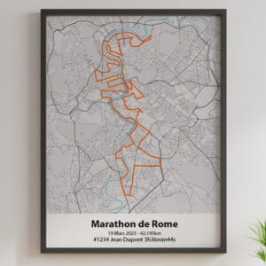 Poster Maratona di Roma