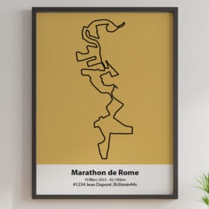 Poster Maratona di Roma