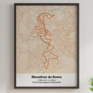 Poster Maratona di Roma