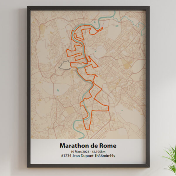 Marathon de Rome 2023 Mercantour Orange