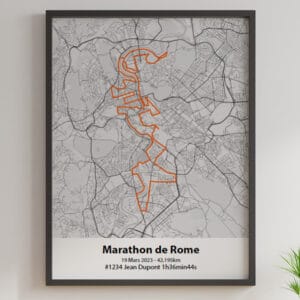 Poster Maratona di Roma