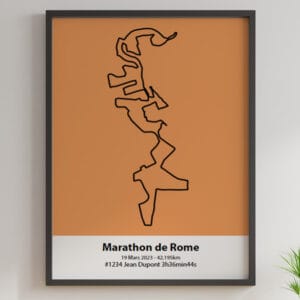 Poster Maratona di Roma