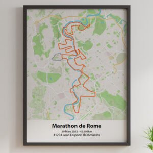 Poster Maratona di Roma