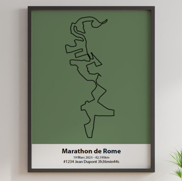 Marathon de Rome 2023 Vert