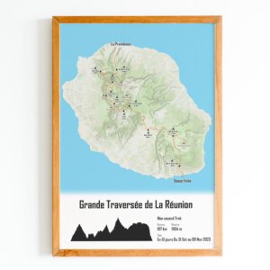 affiche GRR2 - grande traversée de la réunion