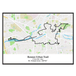affiche rennes urban trail