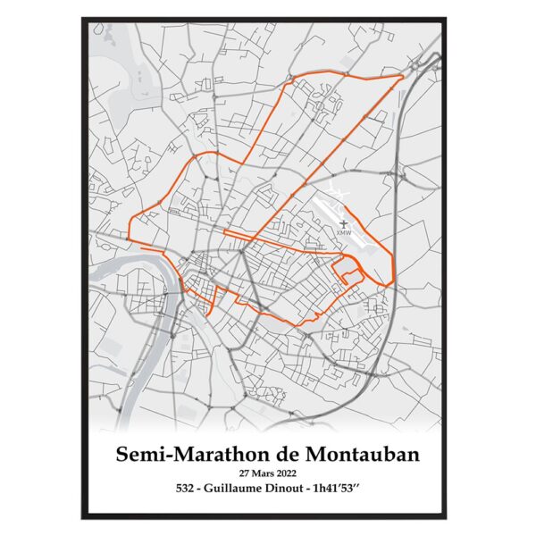 Semi Marathon de Montauban Mono Orange