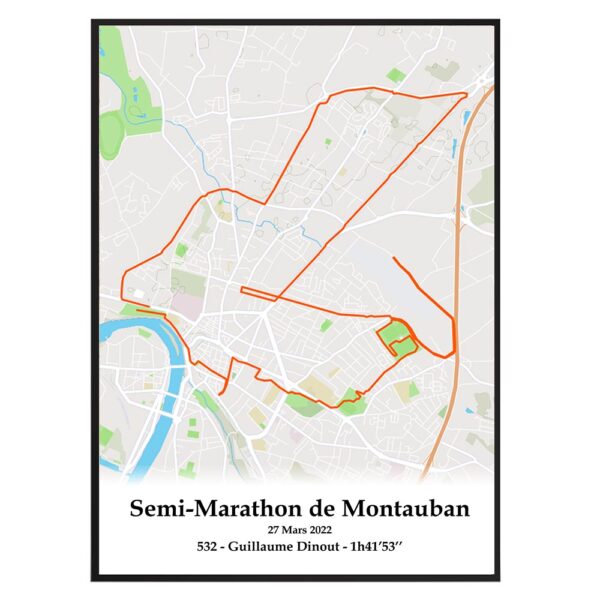 Semi Marathon de Montauban Outdoort Orange