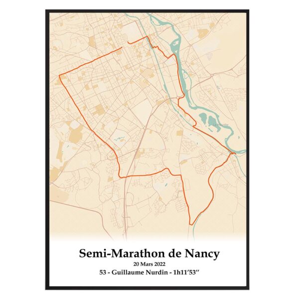 Semi marathon de Nancy Mercan Orange