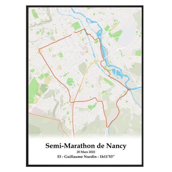 Semi marathon de Nancy Outdoor Orange