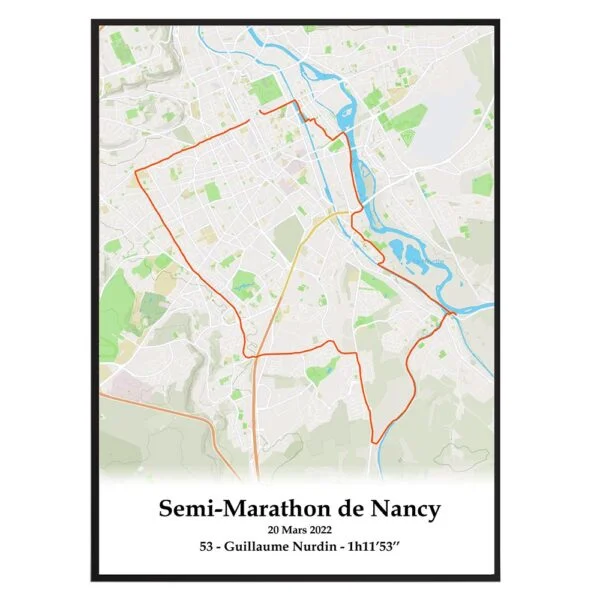 Semi marathon de Nancy Outdoor Orange