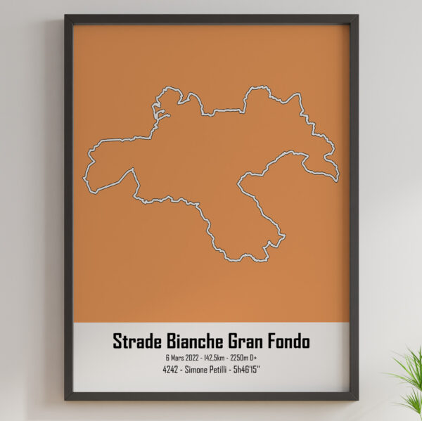 Strade Bianche Gran Fondo Orange