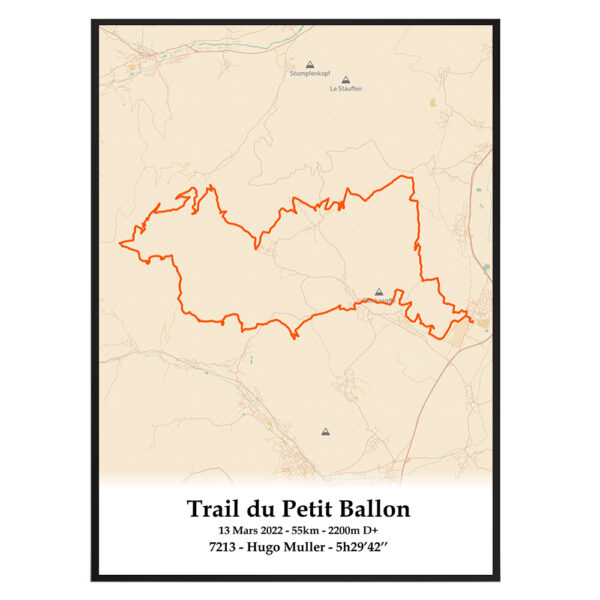 Trail petit ballon mercantour orange