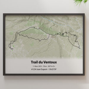Affiche Trail du Ventoux - L'Origine