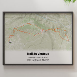 Affiche Trail du Ventoux - L'Origine