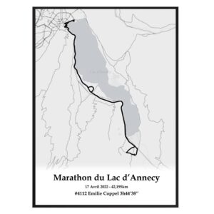 Affiche Marathon du Lac d'Annecy