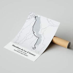Affiche Marathon du Lac d'Annecy