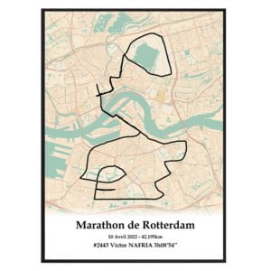 Rotterdam Marathon Poster