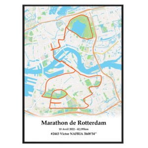 Rotterdam Marathon Poster