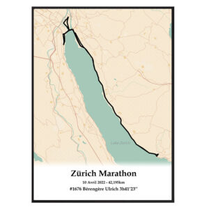Affiche du Marathon de Zurich