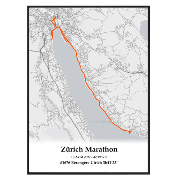 Marathon Zurich Noir Orange