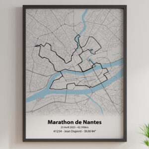 Affiche Marathon de Nantes