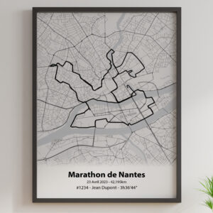 Affiche Marathon de Nantes
