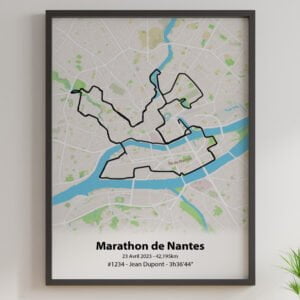 Affiche Marathon de Nantes