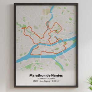 Affiche Marathon de Nantes