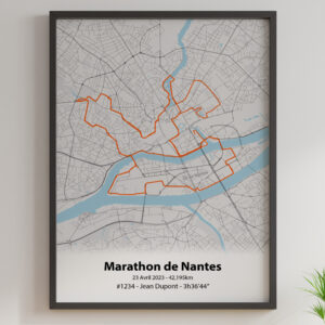 Affiche Marathon de Nantes