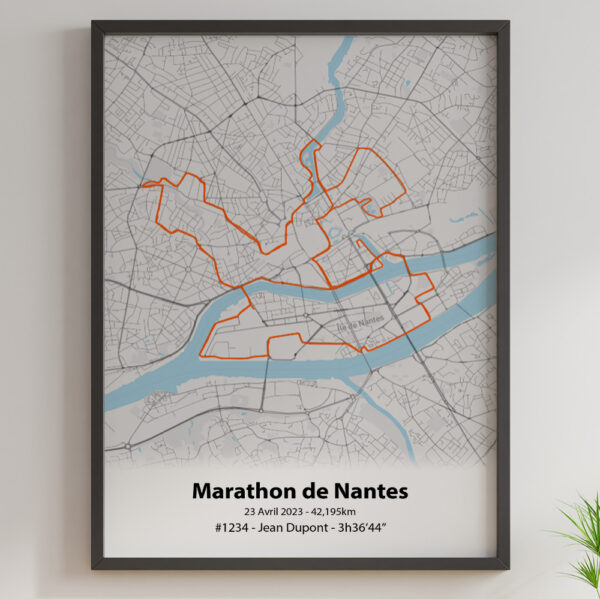 Marathon de Nantes 2023 Outdoor orange