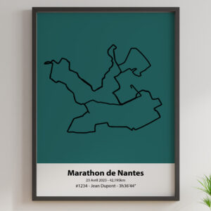 Affiche Marathon de Nantes