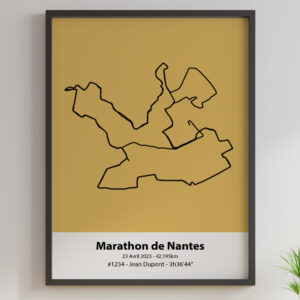 Affiche Marathon de Nantes