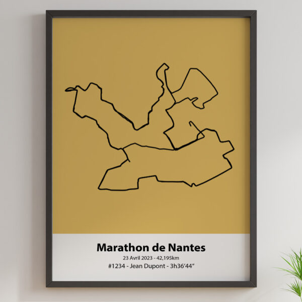 Marathon de Nantes 2023 jaune