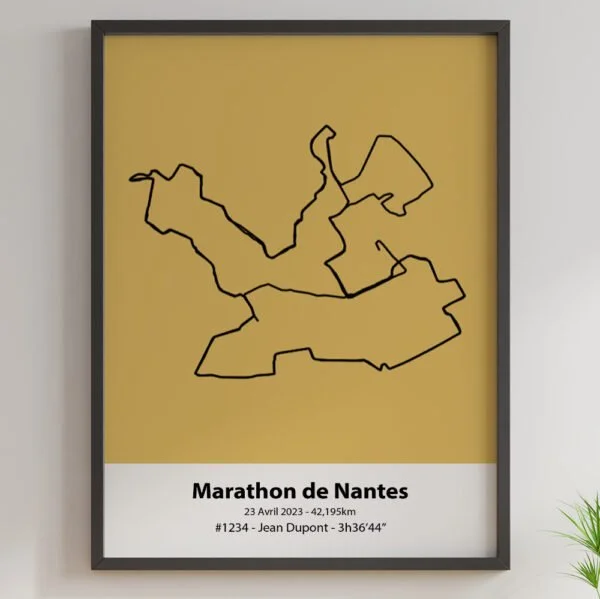 Marathon de Nantes 2023 jaune