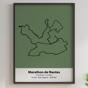 Affiche Marathon de Nantes