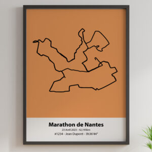 Affiche Marathon de Nantes