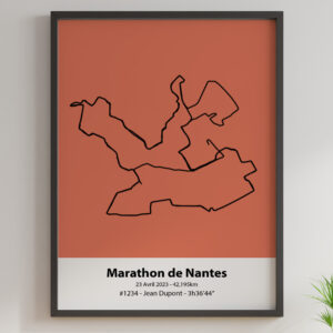 Affiche Marathon de Nantes