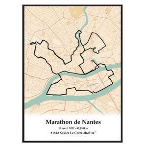 affiche marathon de Nantes