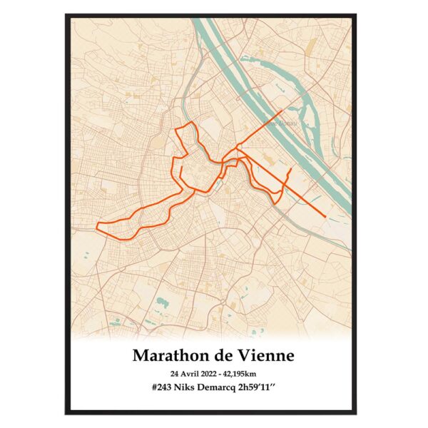 Marathon de Vienne Mercan Orange