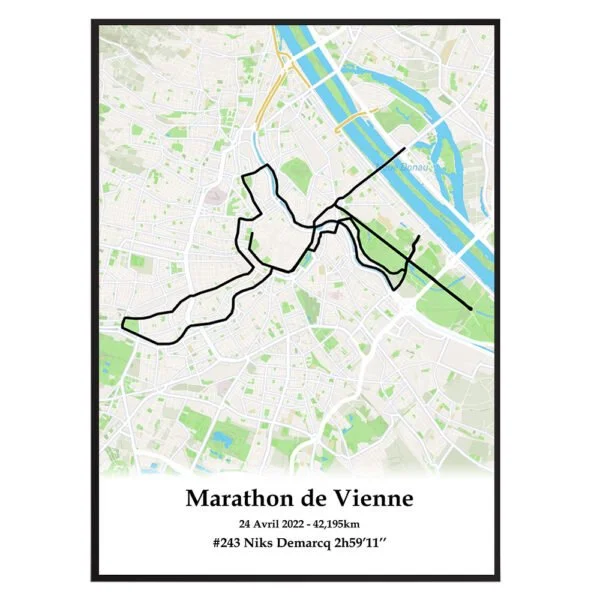 affiche marathon de vienne 2022