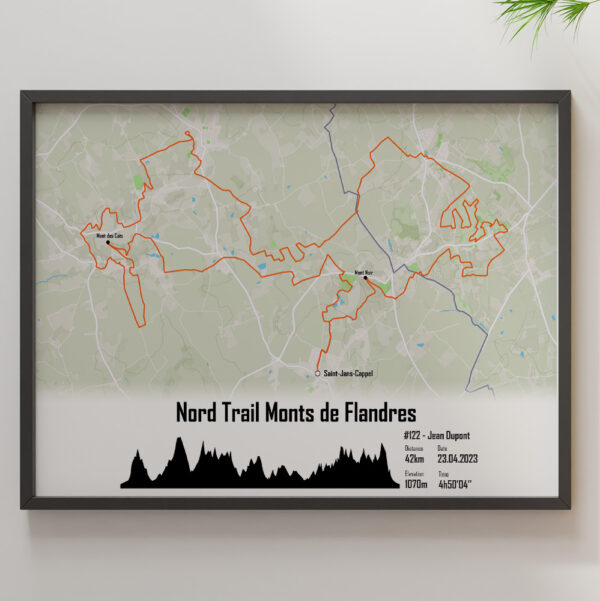 Nord Trail Mont de Flandre 2023 42km outdoor orange
