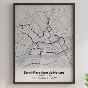 Affiche Semi Marathon de Nantes