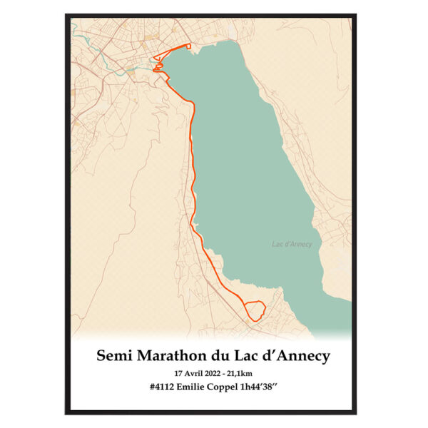 Semi Marathon Annecy Mercan Noir