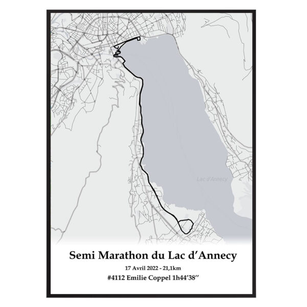 Semi Marathon Annecy Mono Noir