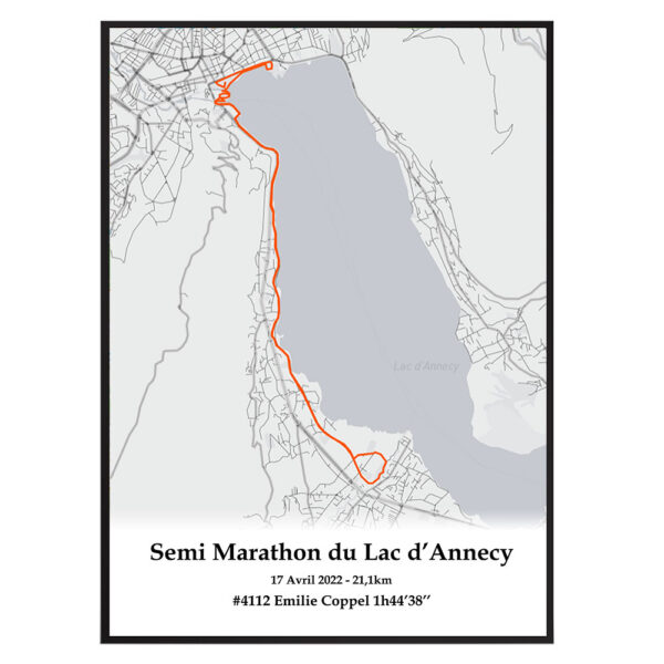 Semi Marathon Annecy Mono Orange